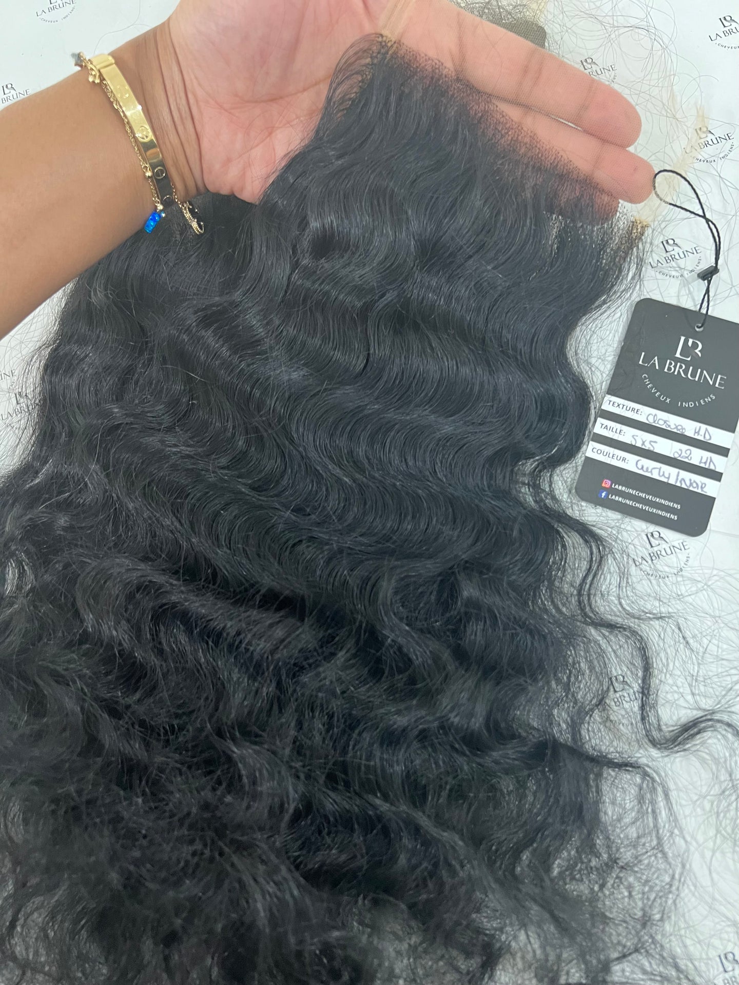 CLOSURE HD CURLY